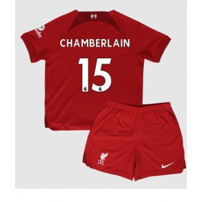 Liverpool Chamberlain #15 babykläder Hemmatröja barn 2022-23 Korta ärmar (+ Korta byxor)